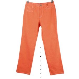 🍍In The Wash Orange Stretch Straight Leg Pants